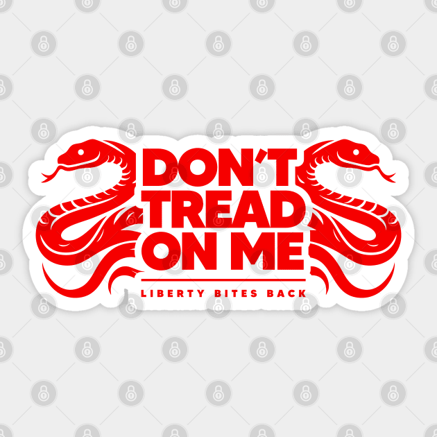 DON'T TREAD ON ME Sticker by artslaves